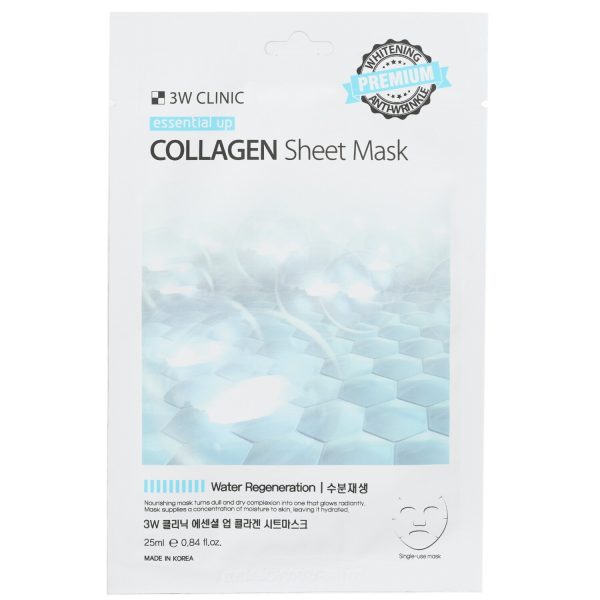 3W Clinic Mask Sheet - Essential Up Collagen  10pcs x 25ml Online