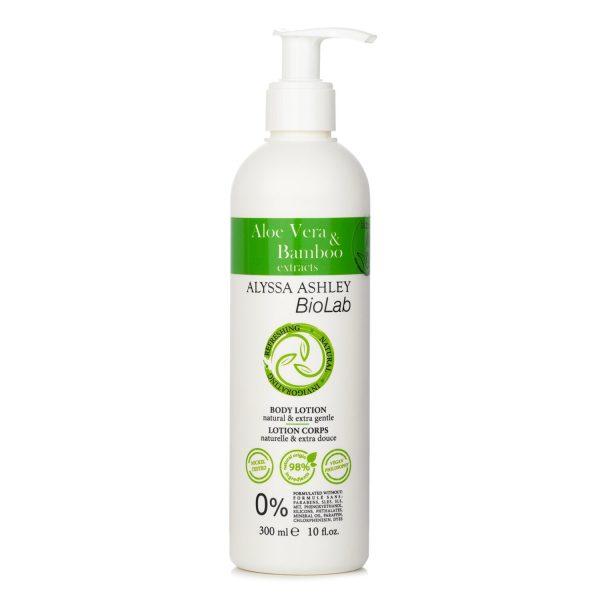 Alyssa Ashley Biolab Aloe Vera & Bamboo Body Lotion  300ml 10oz Sale