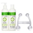 Alyssa Ashley Biolab Aloe Vera & Bamboo Body Lotion + Shower Gel +Massager  3pcs Discount