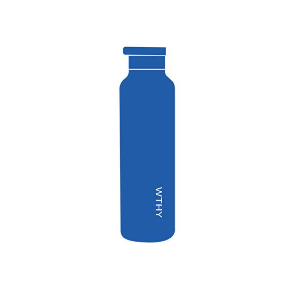 Worthy Sugarcane Drink Bottle Grecian Blue 750ml Supply