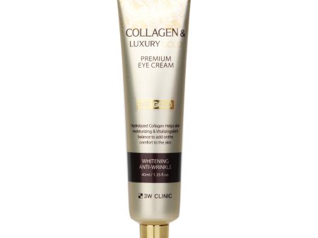 3W Clinic Collagen & Luxury Gold Premium Eye Cream  40ml 1.35oz For Cheap