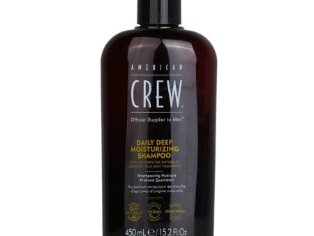 American Crew Men Daily Deep Moisturizing Shampoo (For Normal To Dry Hair) 450ml 15.2oz on Sale