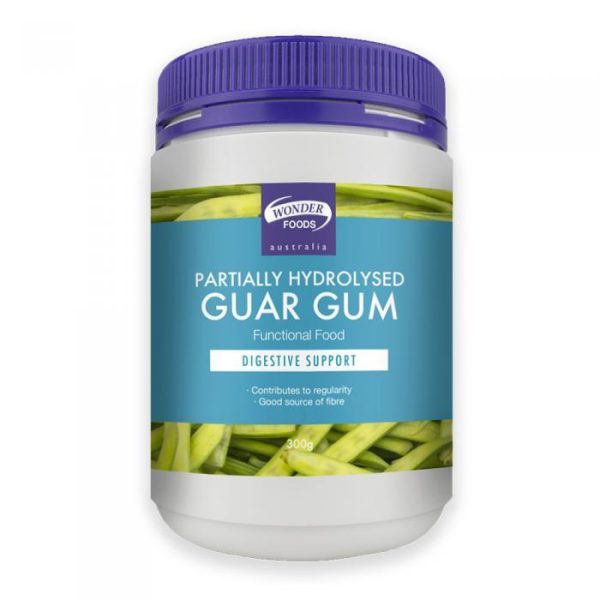 Wonder Foods Partially Hydrolysed Guar Gum 300g 12oz Online Sale