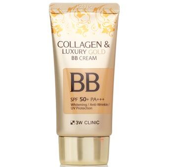 3W Clinic Collagen & Luxury Gold BB Cream SPF50+ PA+++  50ml 1.69oz Discount