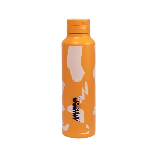 Worthy Sugarcane Drink Bottle Retro Orange 750ml Supply