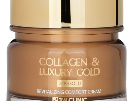 3W Clinic Collagen & Luxury Gold Revitalizing Comfort Gold Cream  100ml 3.53oz Online