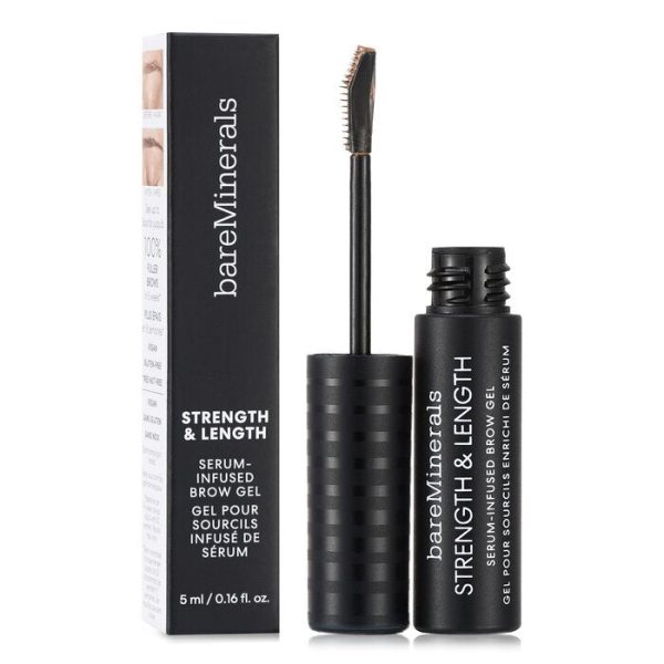 BareMinerals Strength & Length Serum Infused Brow Gel - # Chestnut 5ml 0.16oz Discount