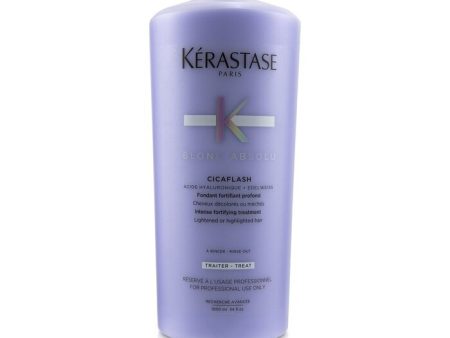 Kerastase Blond Absolu Cicaflash Intense Fortifying Treatment (Lightened or Highlighted Hair) 1000ml 34oz Online