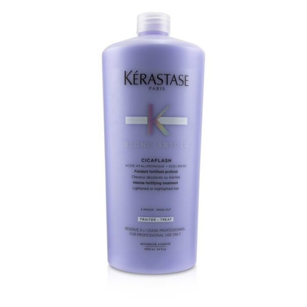 Kerastase Blond Absolu Cicaflash Intense Fortifying Treatment (Lightened or Highlighted Hair) 1000ml 34oz Online