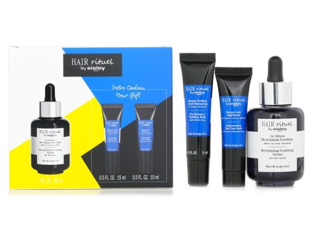 Sisley Hair Rituel Revitalizing Fortifying Serum: Serum 60ml+Pre-Shampoo Purifying Mask 15ml+Regenerating Hair Care Mask 15ml  3pcs Sale