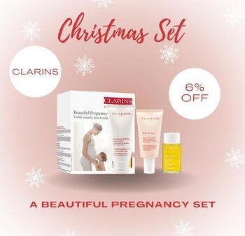 Clarins A Beautiful Pregnancy Travel Exclusive SET  3 pcs Online now