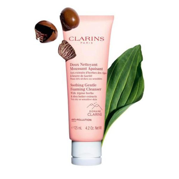 Clarins Soothing Gentle Foaming Cleanser (Very Dry or Sensitive Skin)  125ml 4.4oz Online Sale