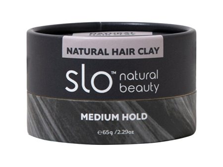 Slo Natural Beauty Natural Hair Clay Medium Hold 65g on Sale